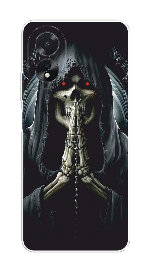 

Чехол на Oppo A38/A18 "Молитва", Серый, 2515450-1
