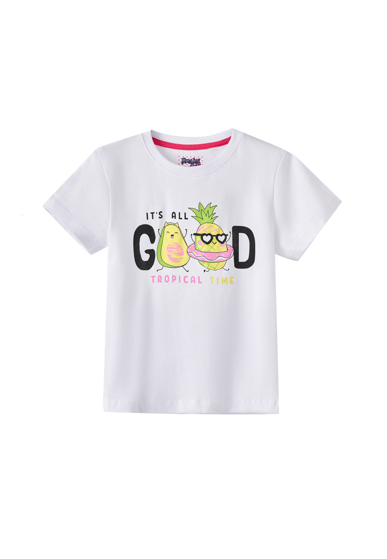 

Футболка детская Max&Jessi SS23C96301237, белый, 104, SS23C96301237