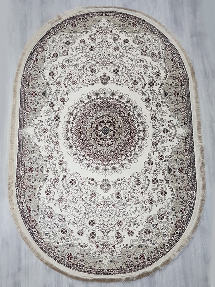 фото Ковер sofia rugs shiraz 0058a овал кремовый 120x180