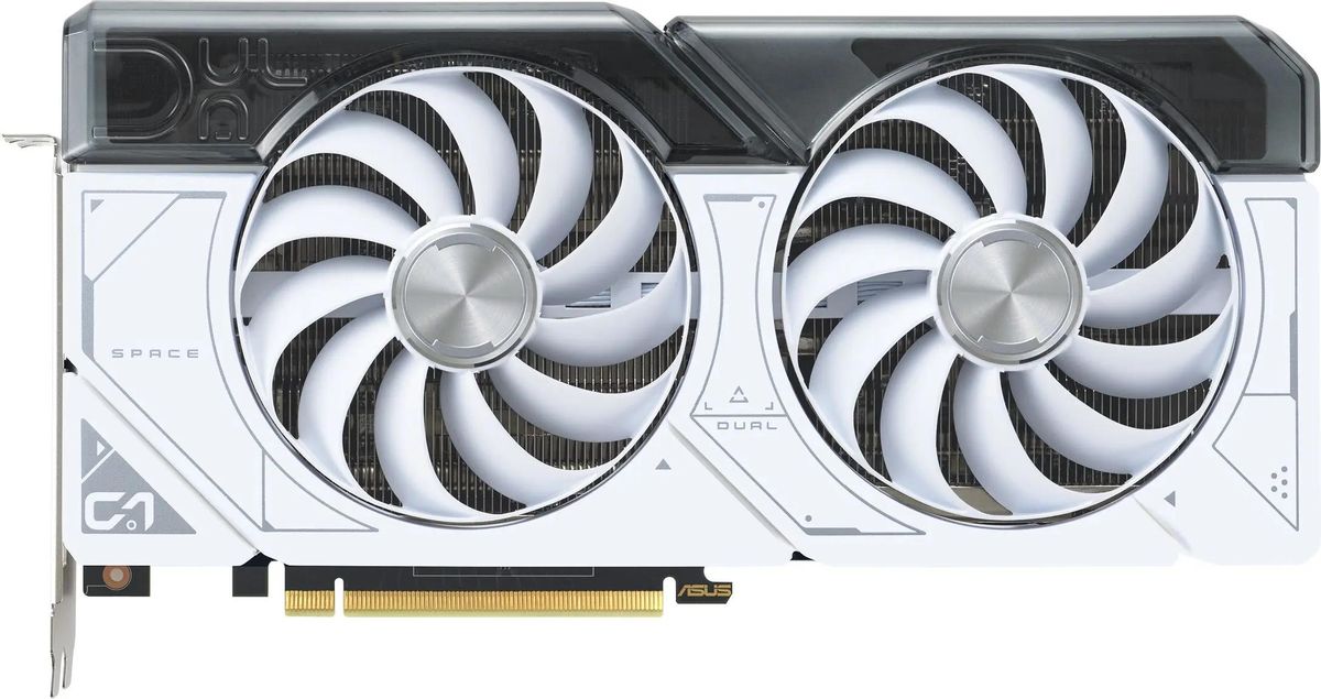 

Видеокарта ASUS NVIDIA RTX 4070 Super DUAL (90YV0K85-M0NA00), Белый, RTX 4070 Super DUAL