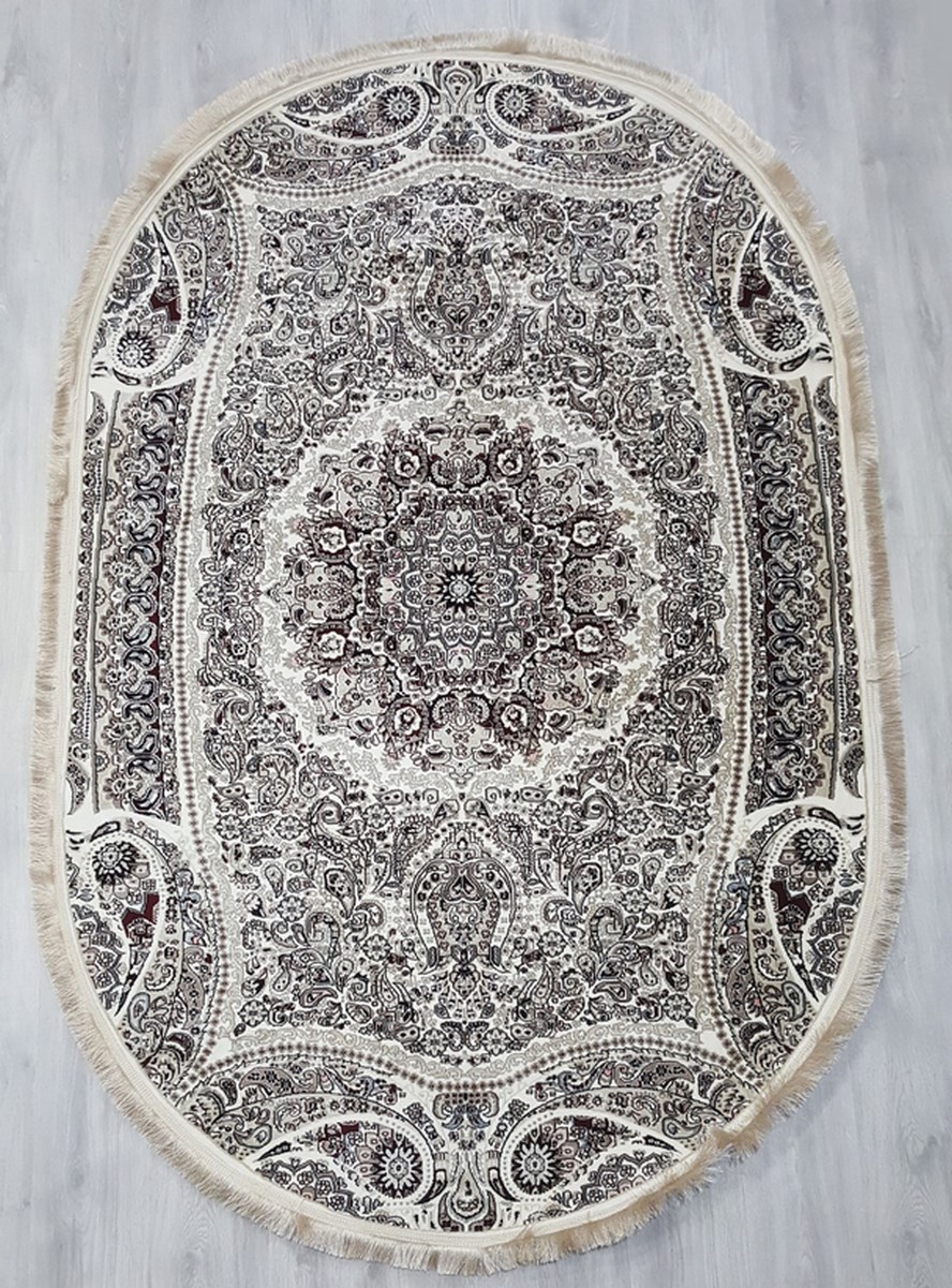 фото Ковер sofia rugs shiraz 0059a овал кремовый 120x180