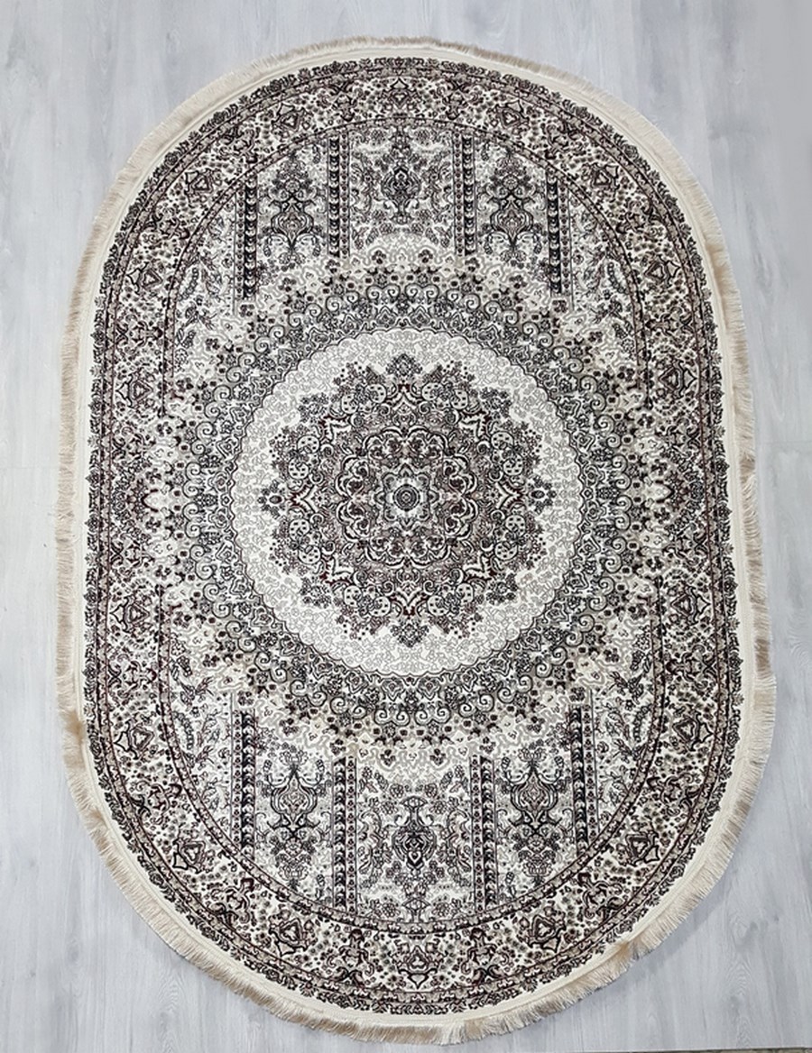 фото Ковер sofia rugs shiraz 0061a овал кремовый 120x180