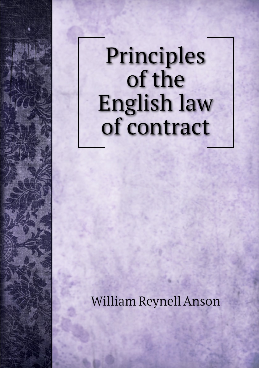 

Principles of the English law of contract