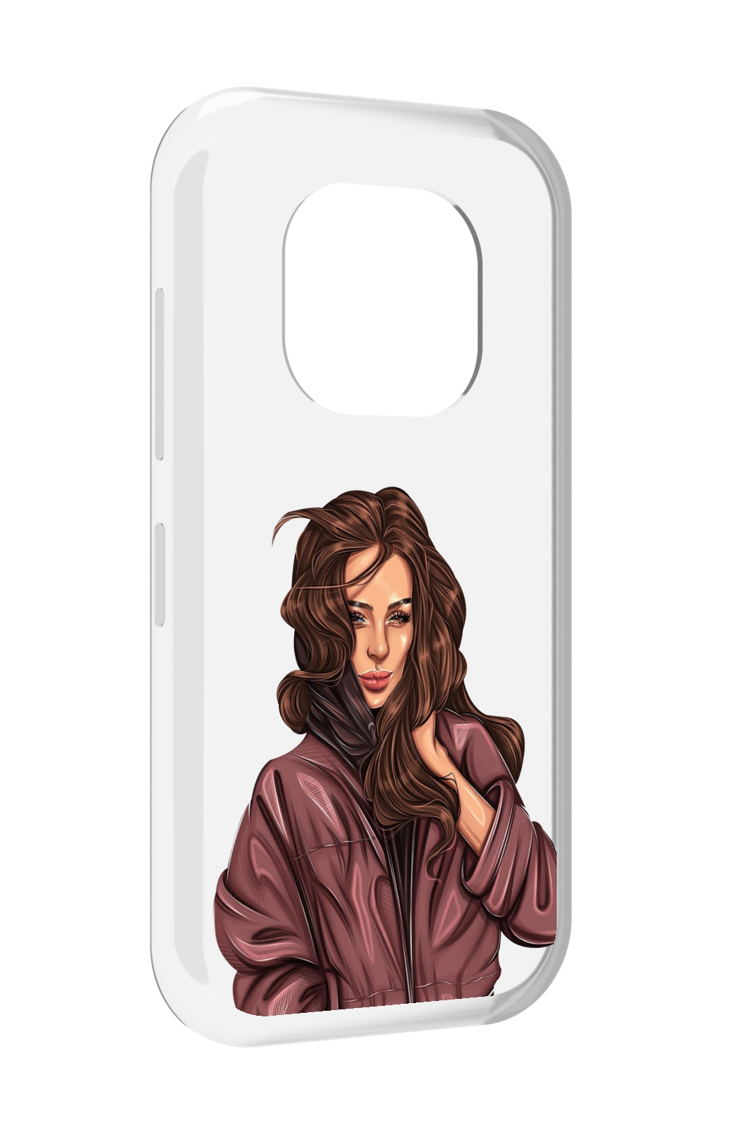 

Чехол MyPads Арт-рисунок-девушки для Doogee V20, Прозрачный, Tocco