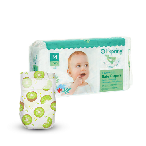 

Подгузники Offspring OFIN0086-1280 6-10 кг 42 шт
