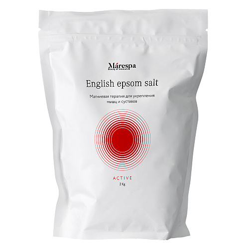 Соль для ванны Marespa English epsom salt с эфирным маслом розмарина и мяты 2000г соль для ванны marespa english epsom salt с натуральным эфирным маслом вербены и мандарина