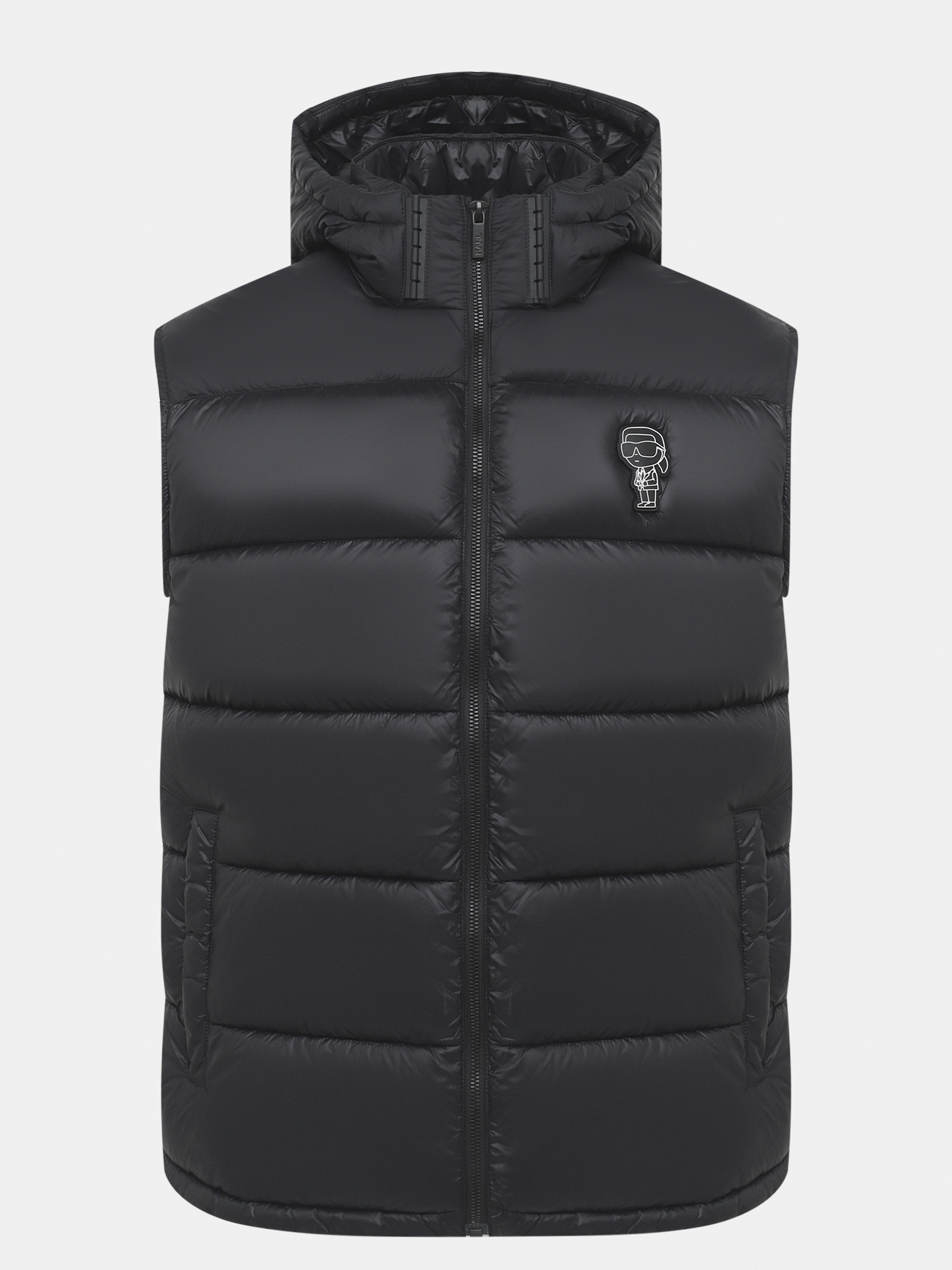 

Утепленный жилет мужской Karl Lagerfeld 487365 черный 58 RU, 487365