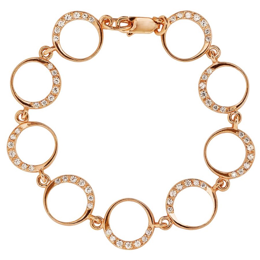 Браслет из серебра с фианитом р.17 ПРИВОЛЖСКИЙ ЮВЕЛИР 632133-FA11