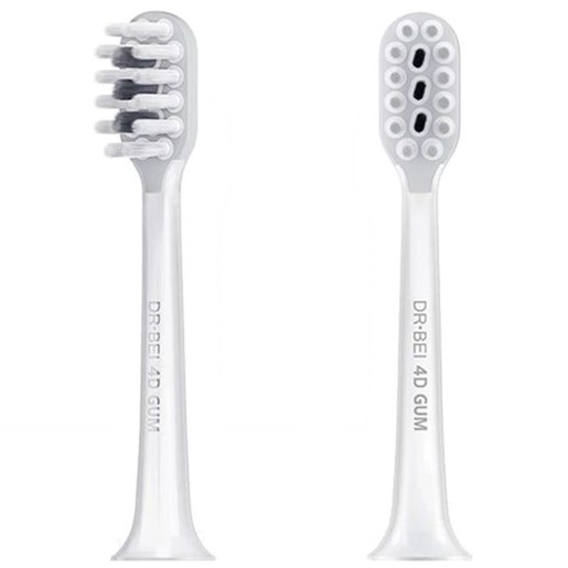 фото Насадки для электрической зубной щетки dr.bei sonic electric toothbrush s, grey 2шт