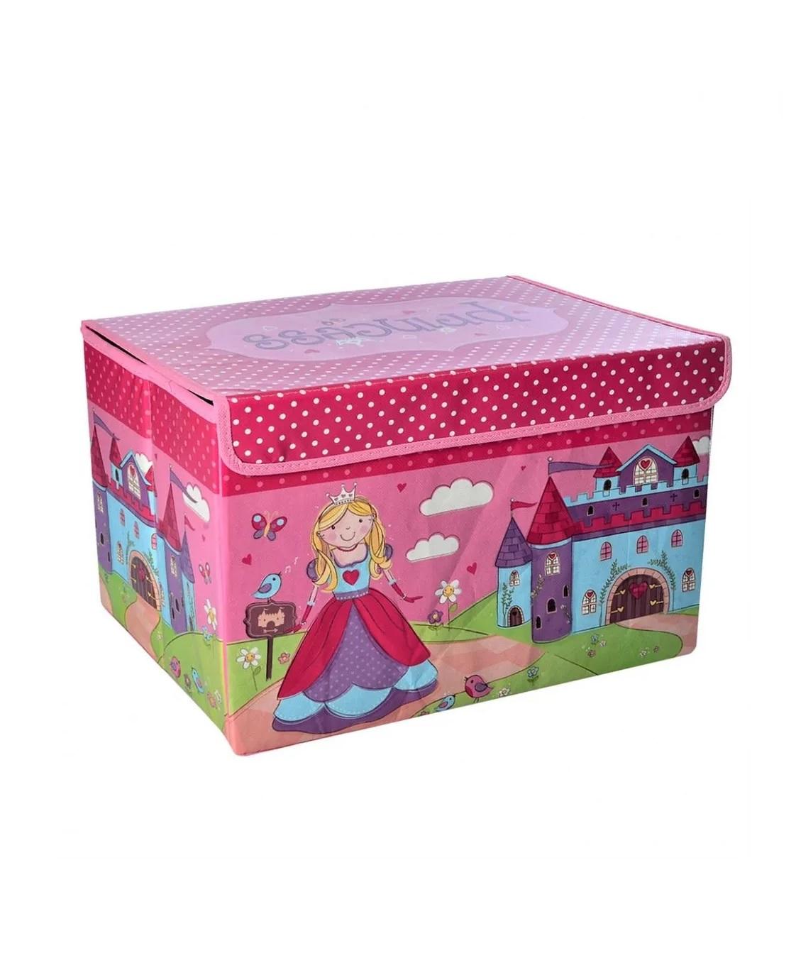 Короб для хранения игрушек 0102262 37х25х25 см, розовый
