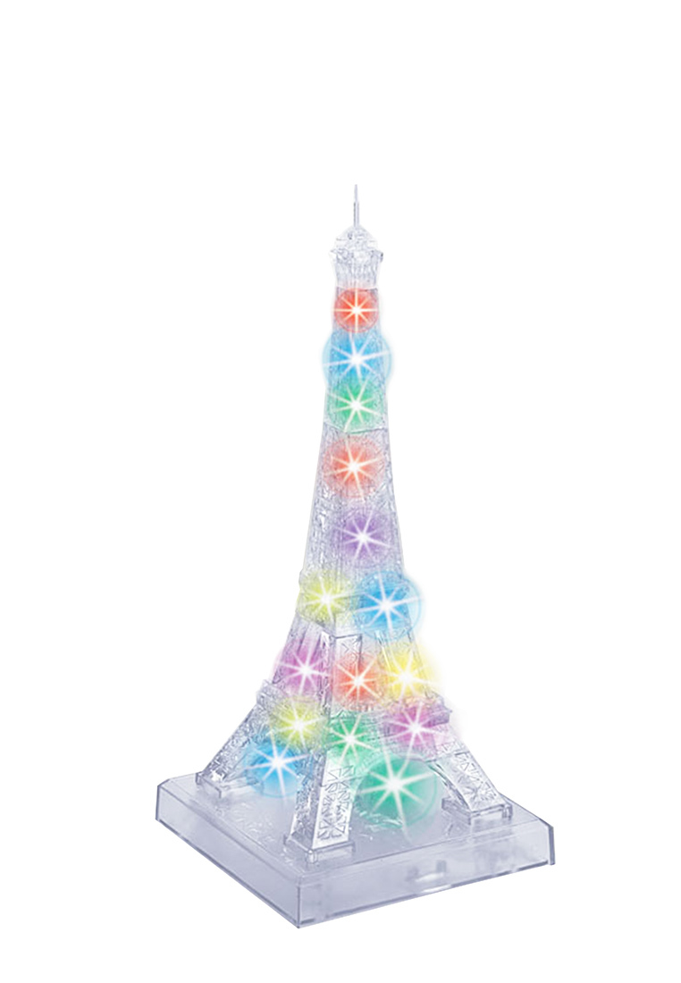Кристаллический 3D пазл Эйфелева  башня 80 деталей свет C783411 Kari Land