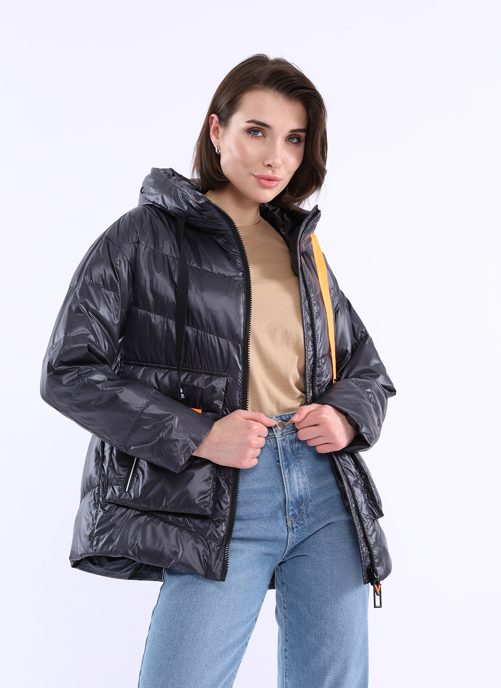 

Куртка женская Britt 60447 серая 50 RU, 60447