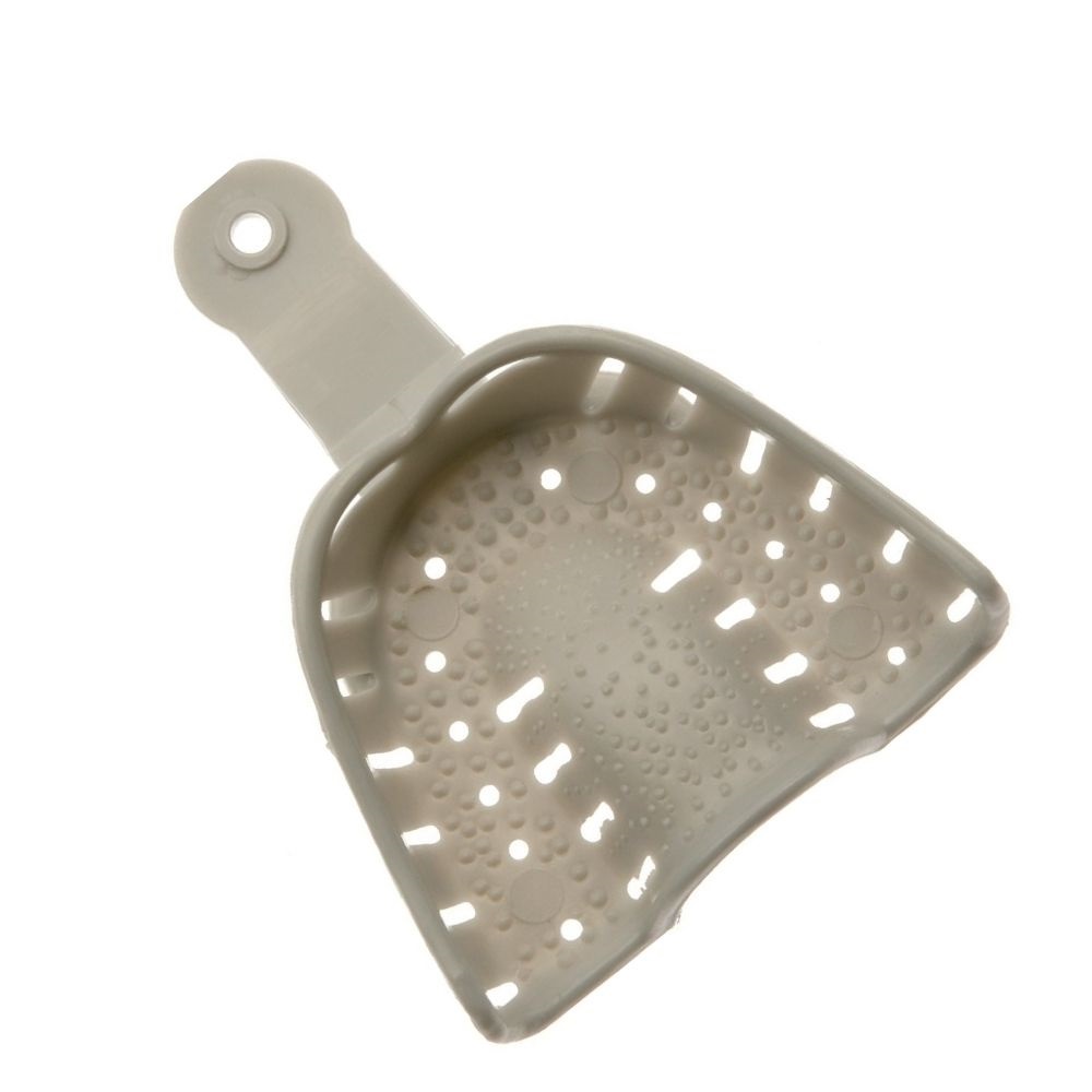 

Слепочные ложки из серого пластика Zhermack Hi-Tray малые верхняя челюсть 12 шт. D5GSUP