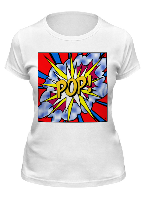 

Футболка женская Printio Pop art белая S, Белый, Pop art