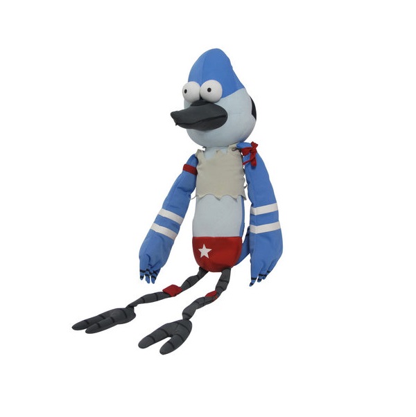 фото Мягкая игрушка mordecai wrestling buddy, 50 см со звуком regular show