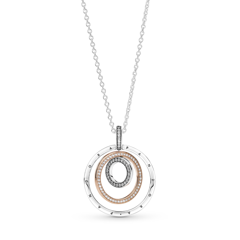 

Колье из ювелирного сплава с цирконием 60 см Pandora 389483C01, 389483C01