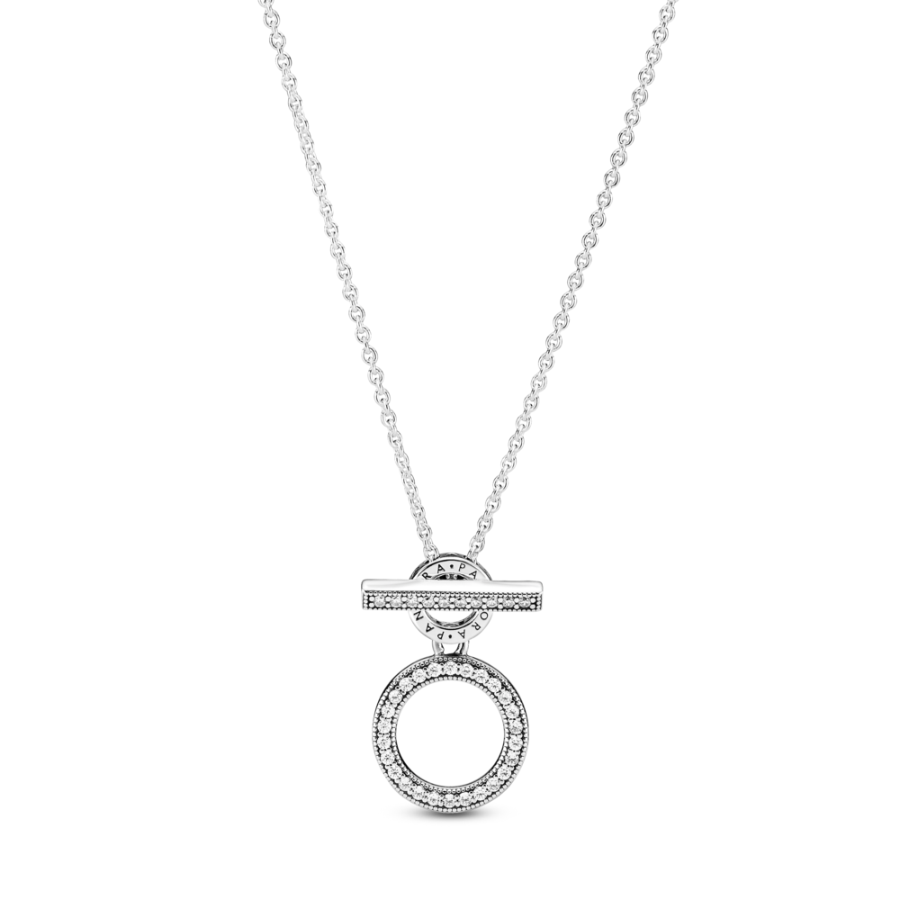 

Колье из серебра с цирконием 45 см Pandora 399039C01, 399039C01