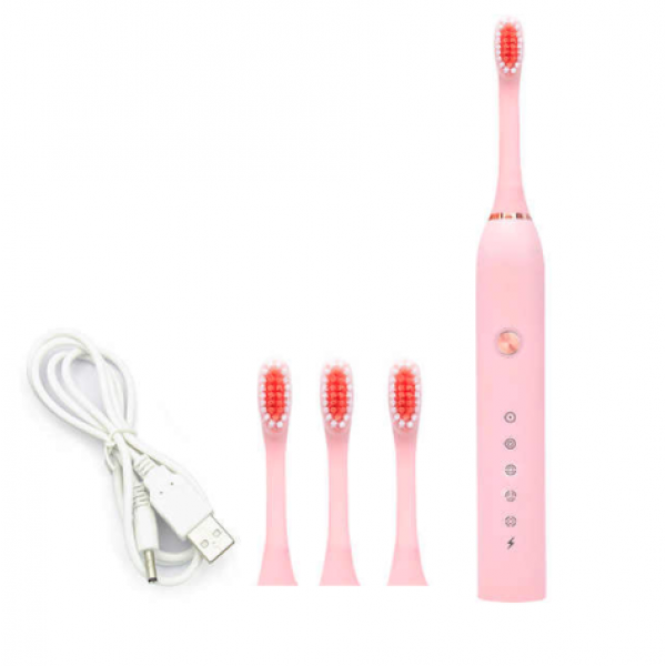 фото Зубная щетка электрическая sonic toothbrush sc502 pink