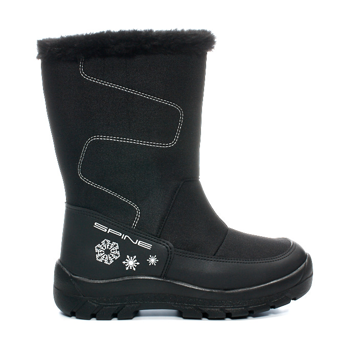 Дутики детские Spine GT507 (Snowboot Junior), черный, 31 лыжные ботинки nn75 spine nordik 43 синт