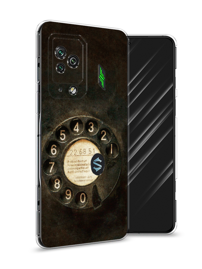 

Чехол Awog на Xiaomi Black Shark 5 Pro "Старинный телефон", Разноцветный, 314150-5