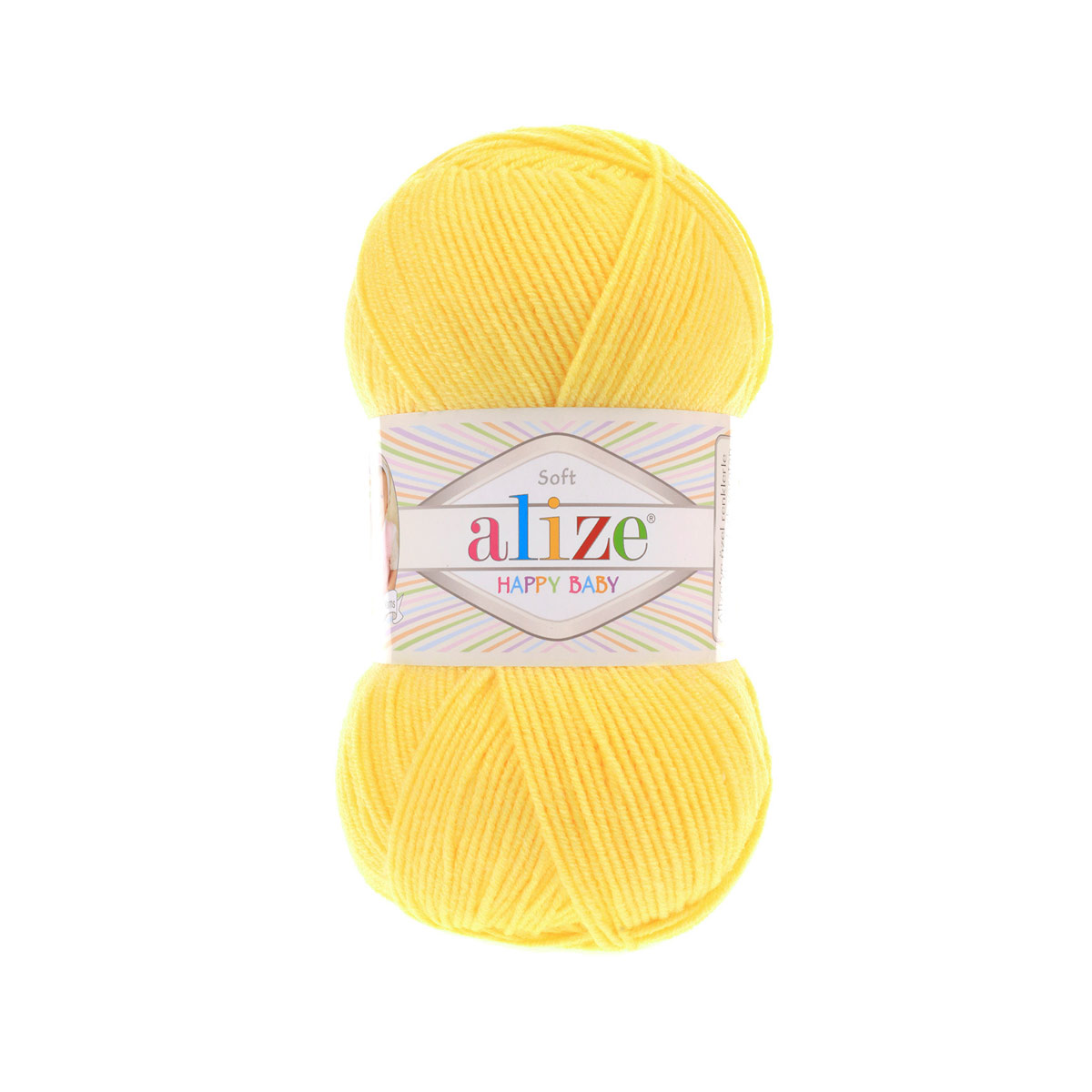 

Пряжа Alize 7731295_00008 HAPPY BABY 187 лимонный, HAPPY BABY