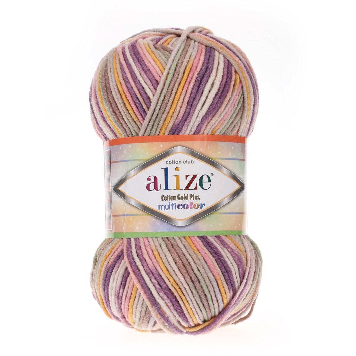 

Пряжа Alize 7731299_00006 COTTON GOLD PLUS MULTI COLOR 55% Xлопок - 45% Aкрил, COTTON GOLD PLUS MULTI COLOR