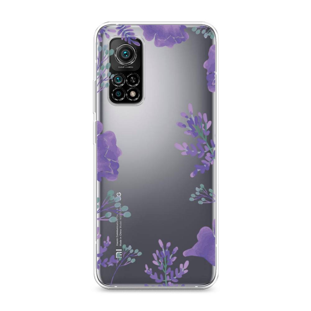 

Чехол Awog на Xiaomi Mi 10T Pro "Сиреневая цветочная рамка", Разноцветный, 37750-8
