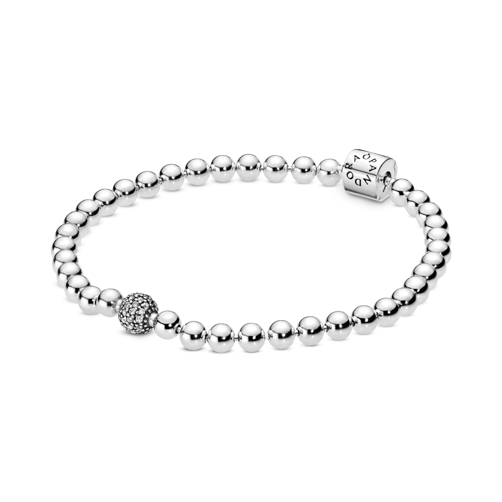 

Браслет из серебра с фианитом р. 21 Pandora 598342CZ, 598342CZ