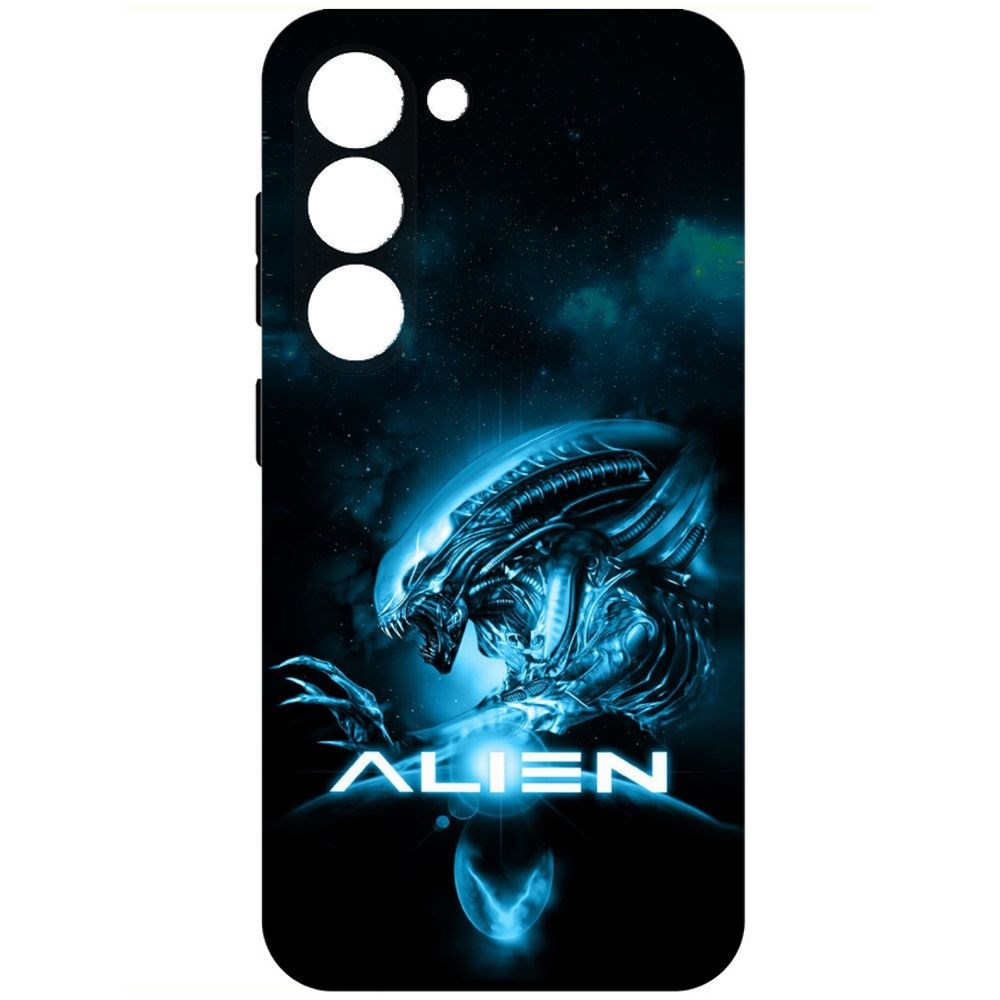 

Чехол-накладка Krutoff Soft Case Чужой. Космос для Samsung Galaxy S23 черный