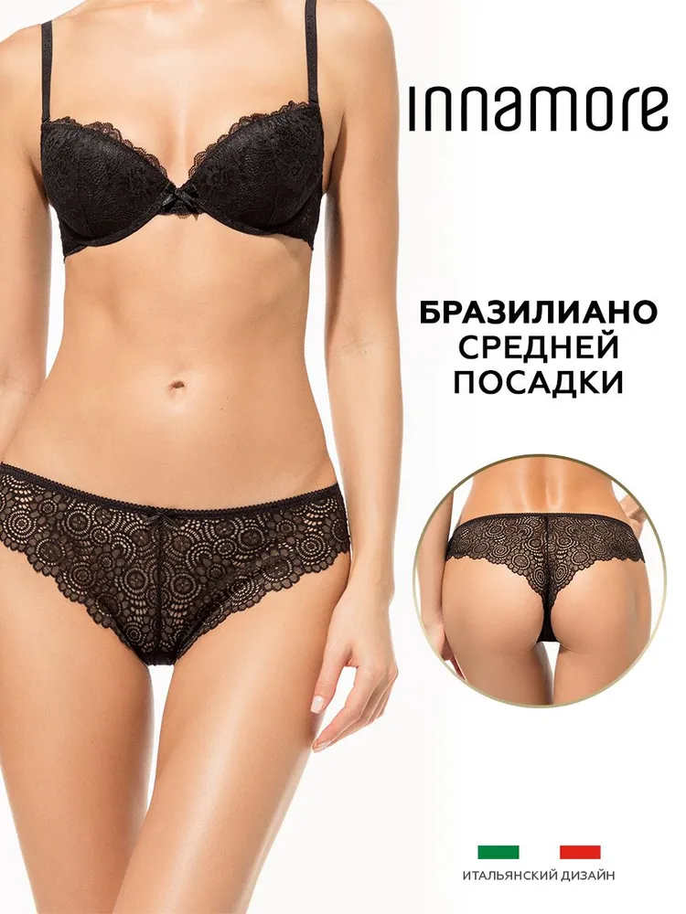 Трусы женские Innamore BD37327 черные 2