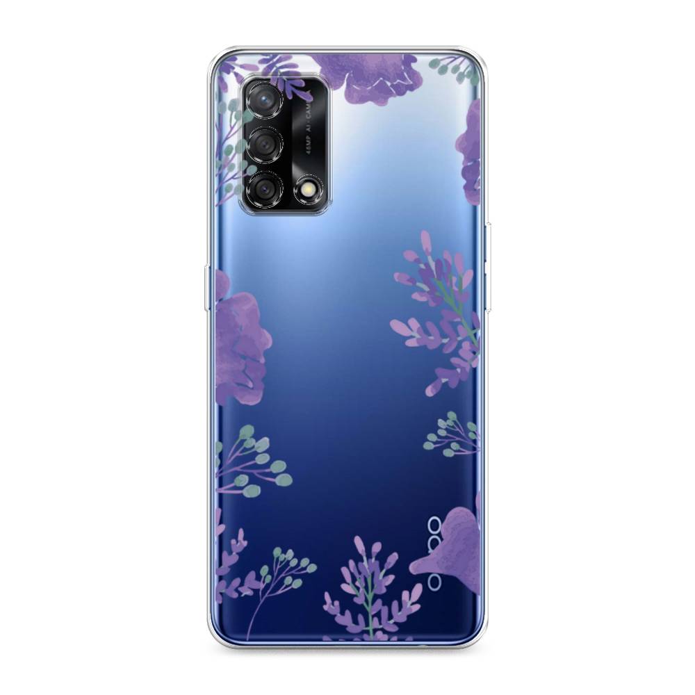 

Чехол Awog на Oppo A74 "Сиреневая цветочная рамка", Разноцветный, 256050-8
