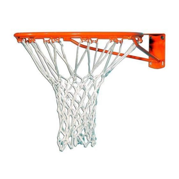 фото Кольцо баскетбольное с сеткой 45 см nobrand