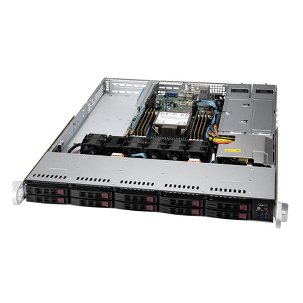 Платформа системного блока SuperMicro SYS-110P-WTR 1U, Single socket P+ LGA 4189