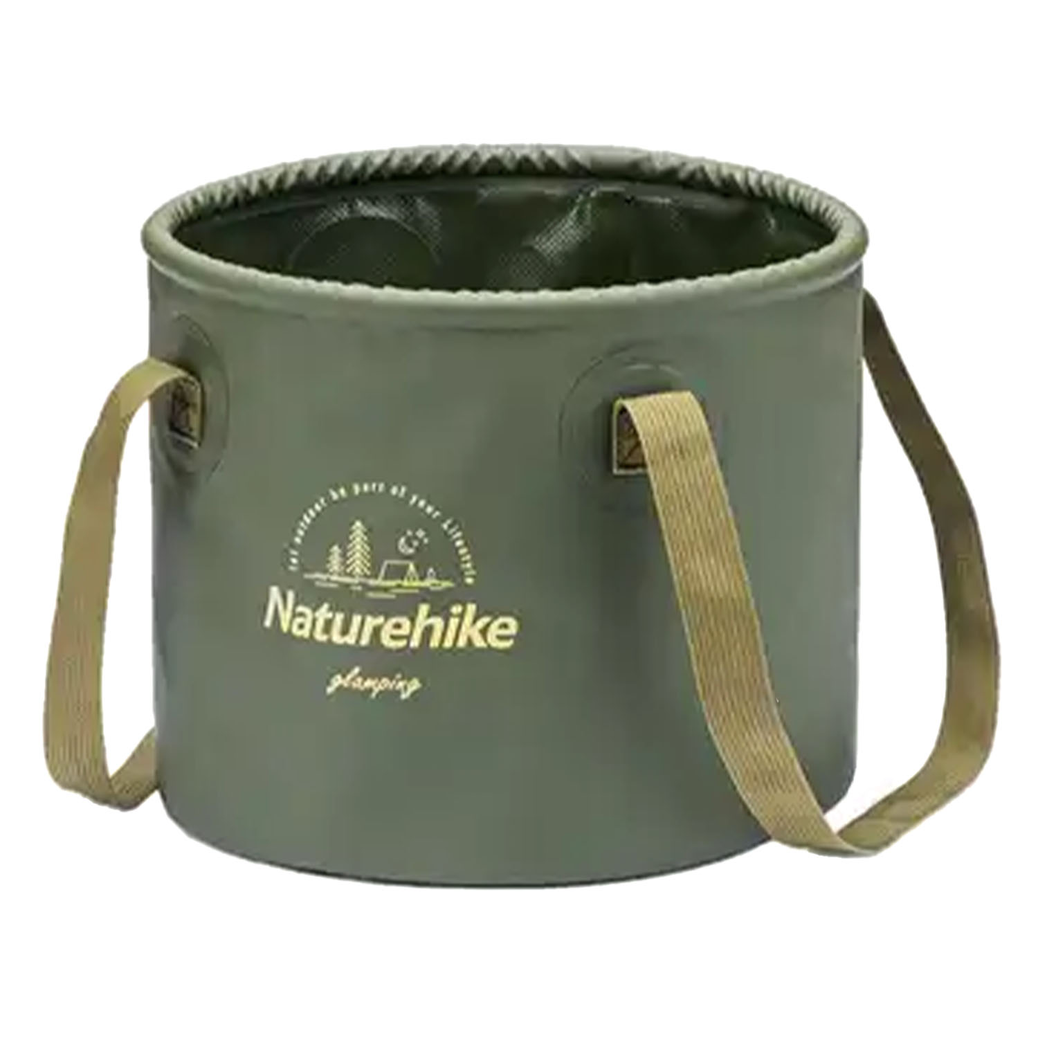 Ведро Naturehike Foldable Round Bucket 10L Army Green (Б/Р)