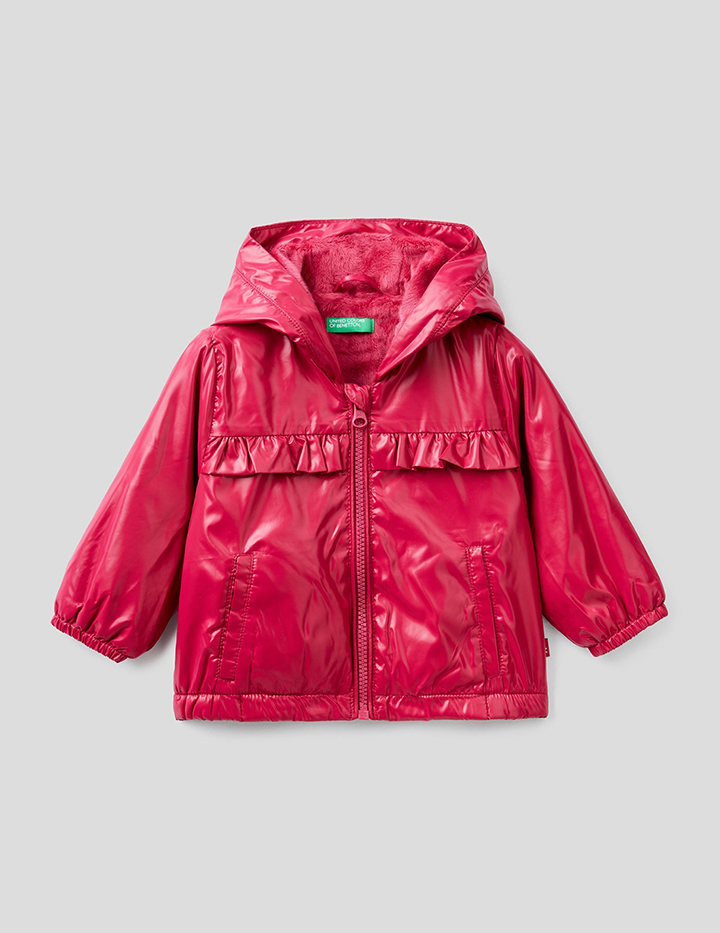 

Ветровка для девочек Benetton цв. фиолетовый р.98, 21A_2EO053IG0