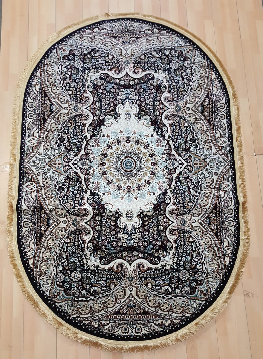 фото Ковер sofia rugs shiraz 3017 овал т.синий 80x150