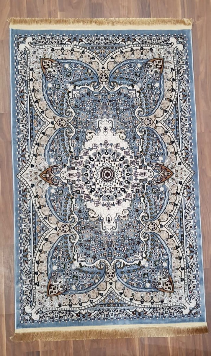 фото Ковер sofia rugs shiraz 3017 прямой голубой 80x150