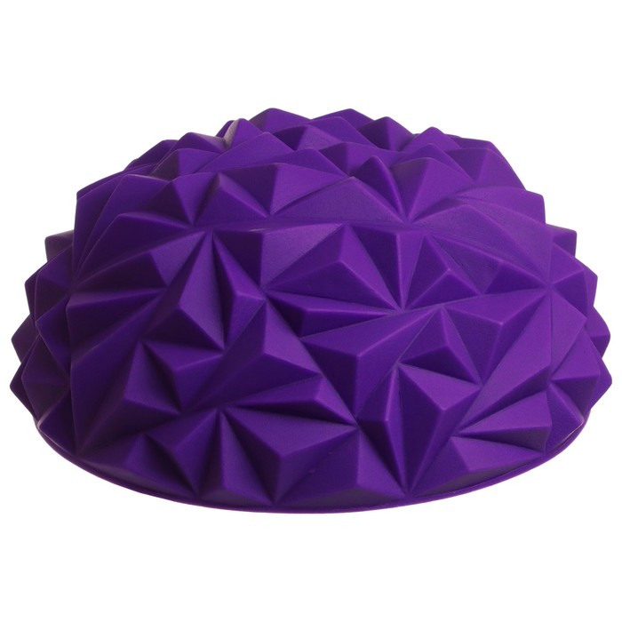Полусфера массажная, 16 х 16 х 9 см, 250 г, цвет фиолетовый полусфера массажная овальная надувная sportex пвх d33см c33514 3 фиолетовый