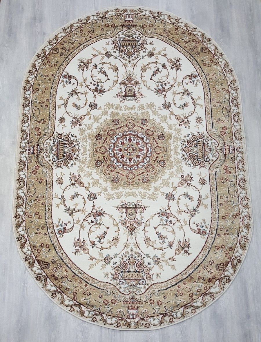 фото Ковер sofia rugs persian 3356b овал крем/бежевый 150x230