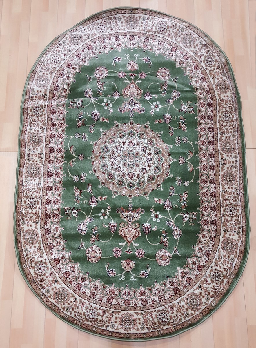 фото Ковер sofia rugs persian 3472c овал зеленый 240x490