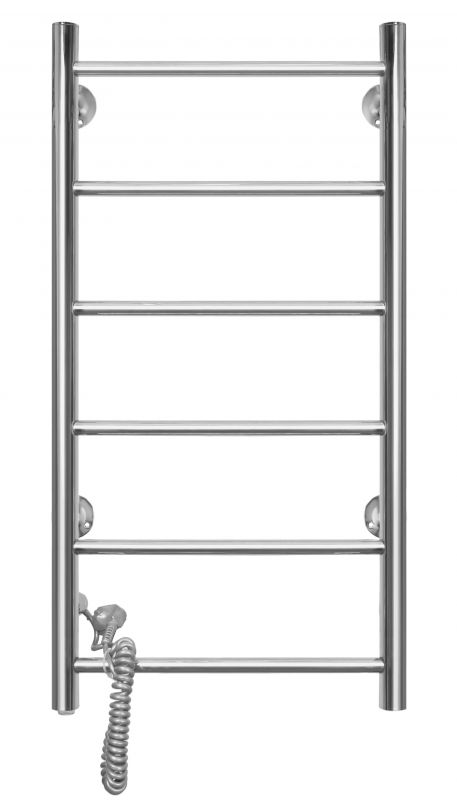 фото Полотенцесушитель электрический domoterm аврора dmt 109-6 40*80 ek l хром 53 вт