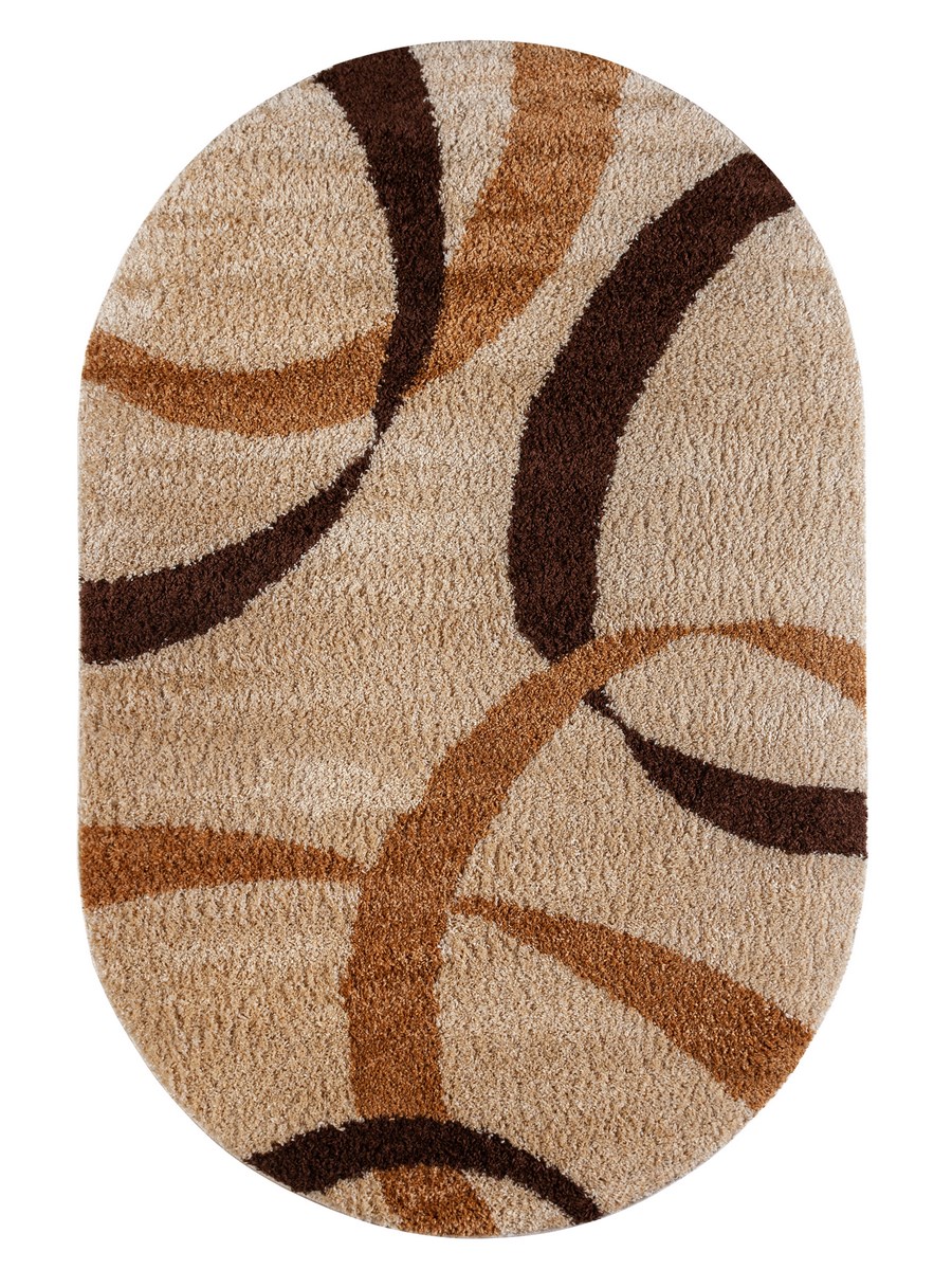 фото Ковер sofia rugs light shaggy 3639j прямой кремовый 150x230