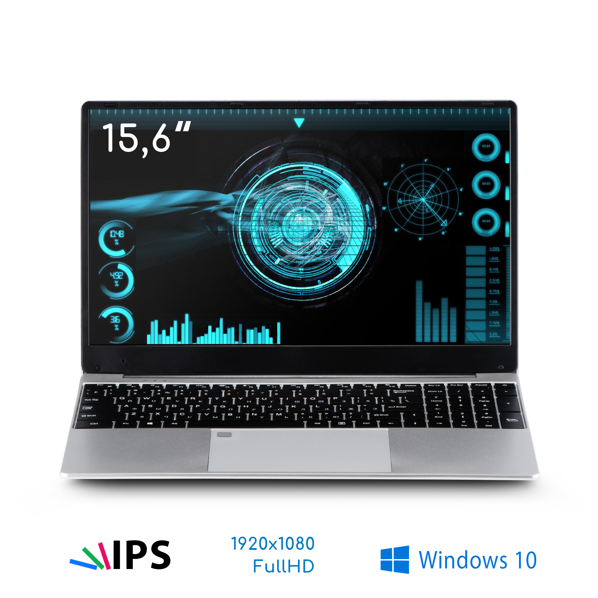 

Ноутбук Azerty AZ-1506 Silver (120-0273), AZ-1506