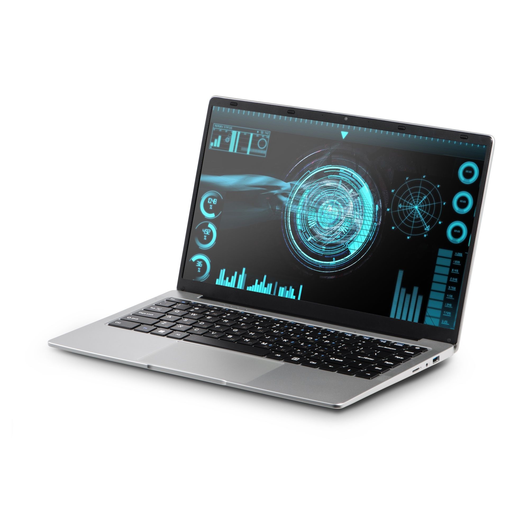 

Ноутбук Azerty AZ-1404 Silver (120-0277), AZ-1404