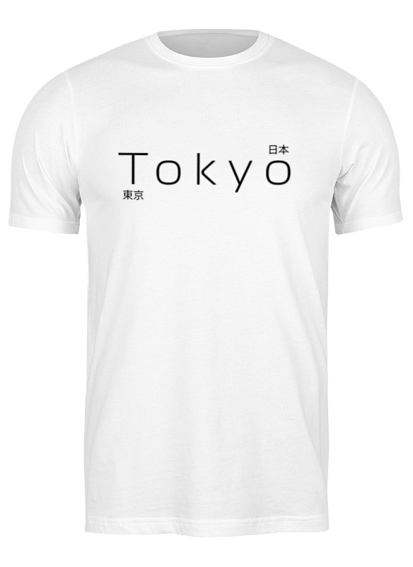 

Футболка унисекс Printio Tokyo 2 белая M, Белый, Tokyo 2