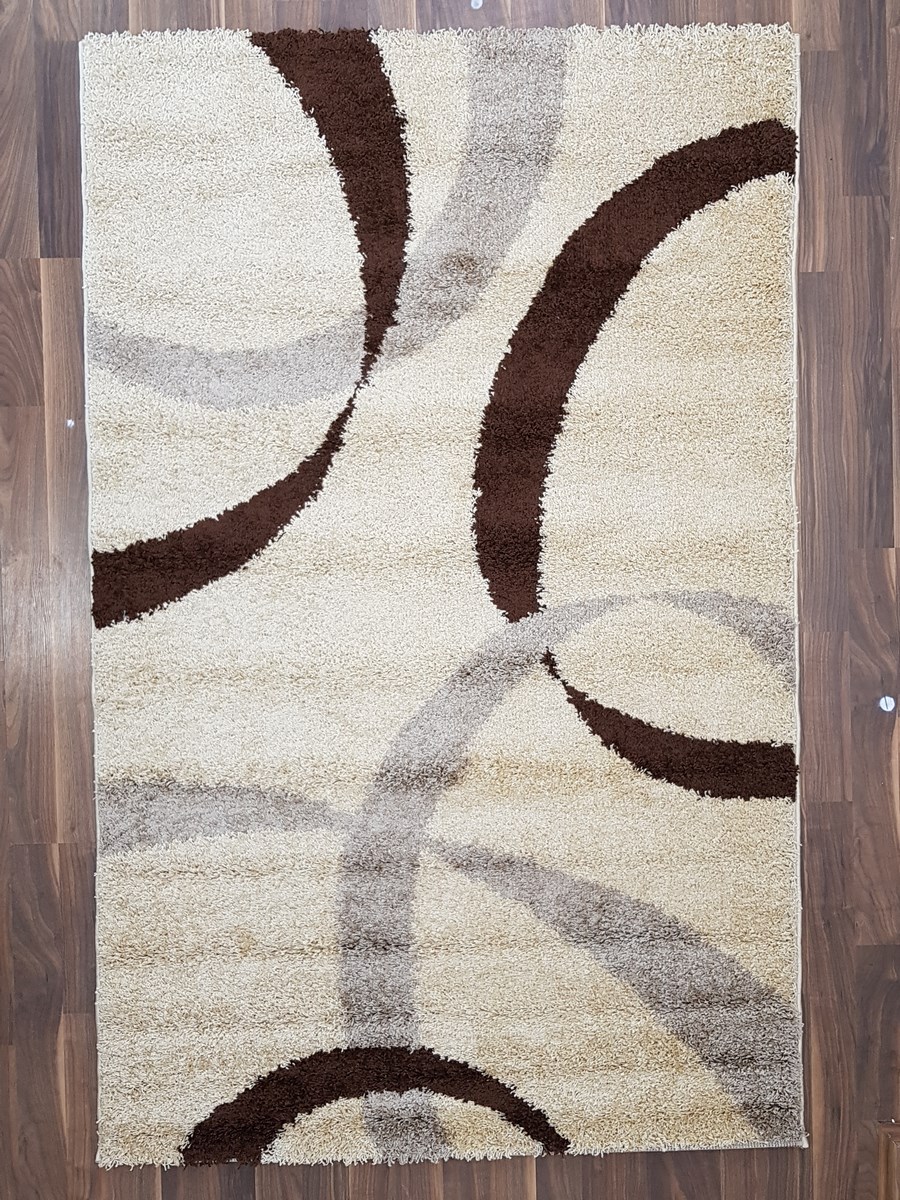 фото Ковер sofia rugs light shaggy 3639r прямой кремовый 60x110