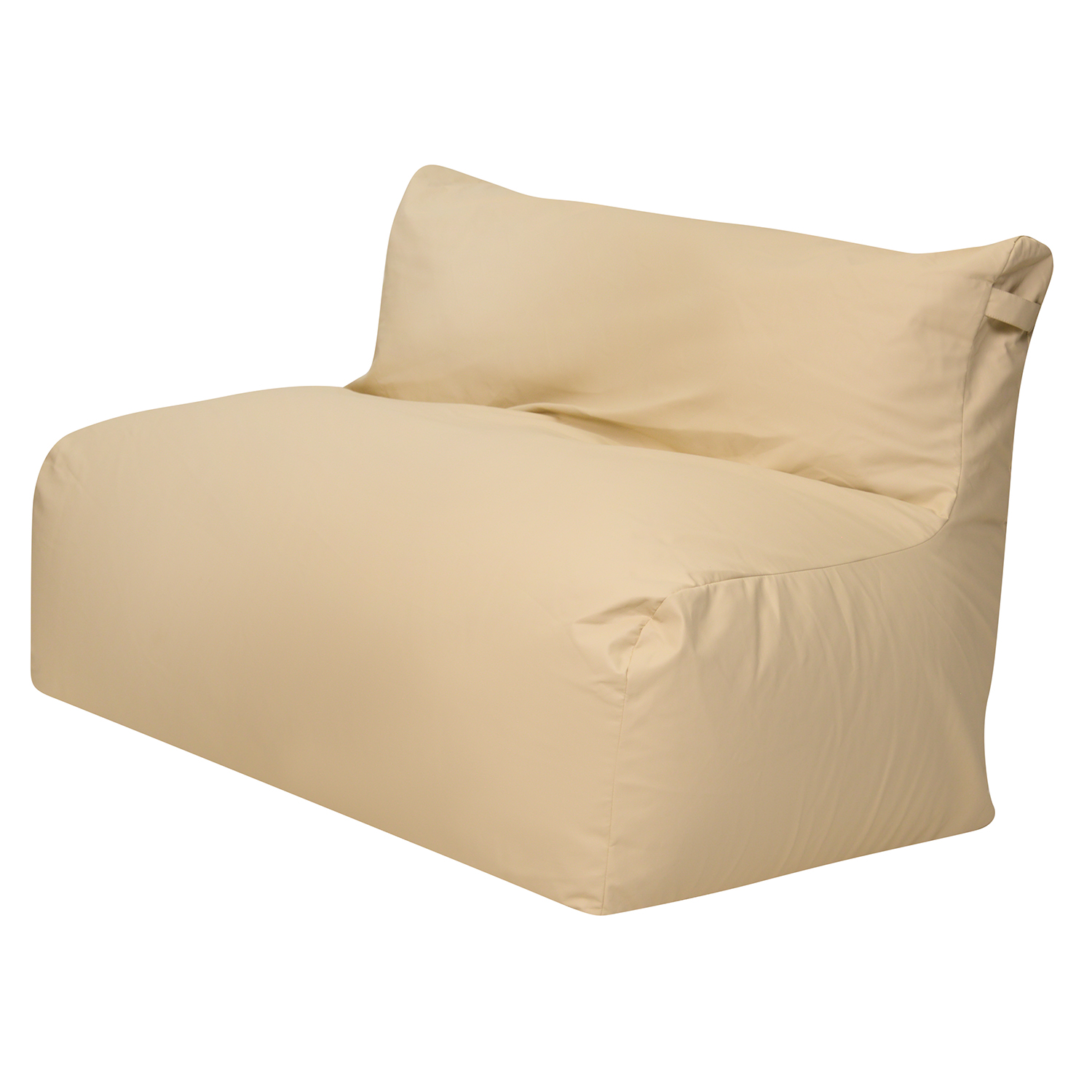 фото Бескаркасный диван модерн светло-бежевый экокожа, классический dreambag