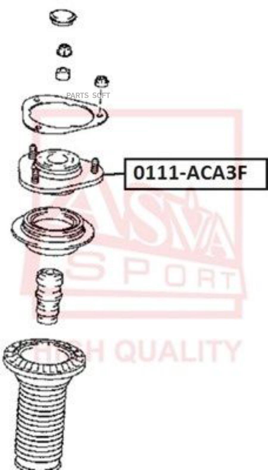 

Опора амортизатора TOYOTA ASVA 0111ACA3F