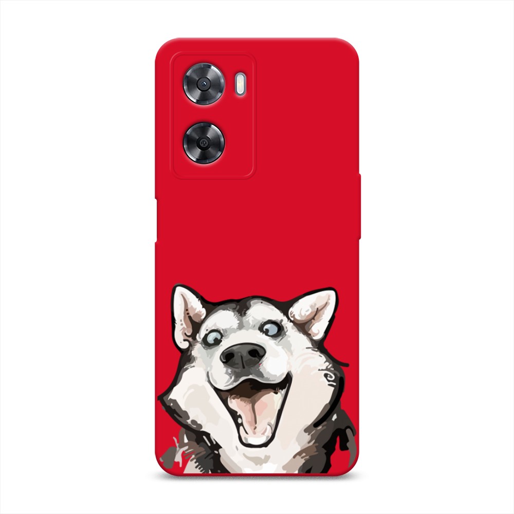 

Чехол Awog на Oppo A77 4G "Радостный хаски", Белый;голубой;черный, 2511553-1