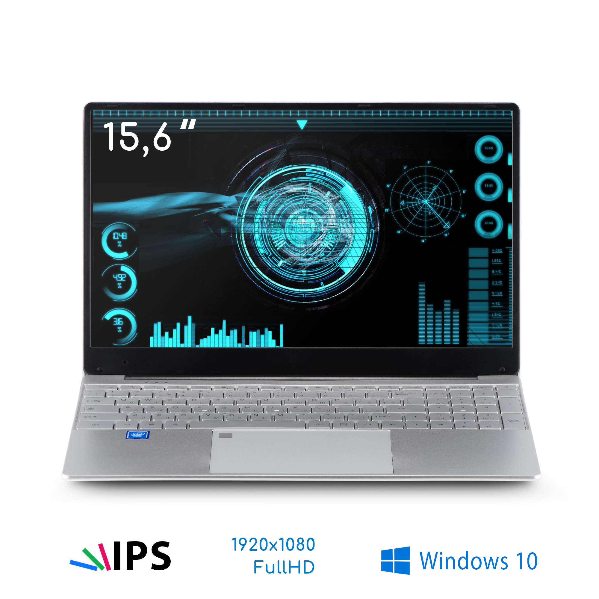 

Ноутбук Azerty AZ-1509 Silver (120-0341), AZ-1509